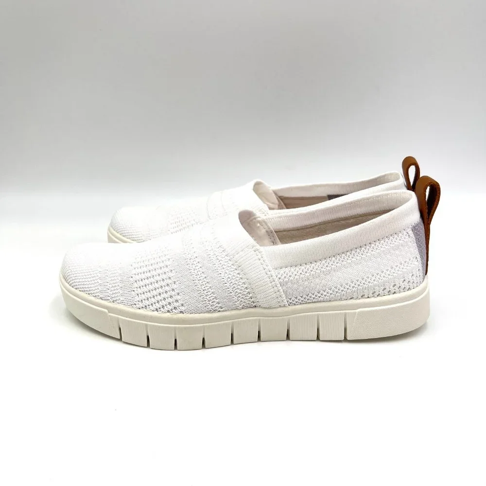 Ryka Womens Hera White Knit Slip On Comfort‎ Casual Sneakers Shoes 5.5M - Picture 6 of 12